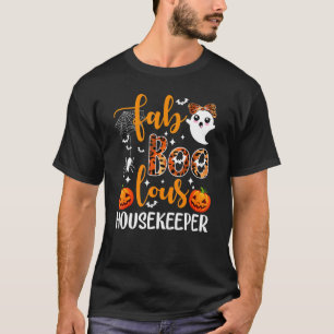 Camiseta Faboolous Housekeeper Spooky Housekeeper Halloween