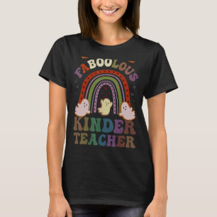Camiseta FaBOOlous KINDER TEACHER Figurume Este É Meu Spook