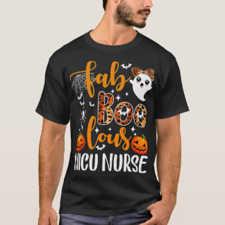 Camiseta Faboolous Nicu Nurse Funny Nicu Nurse Halloween Bo