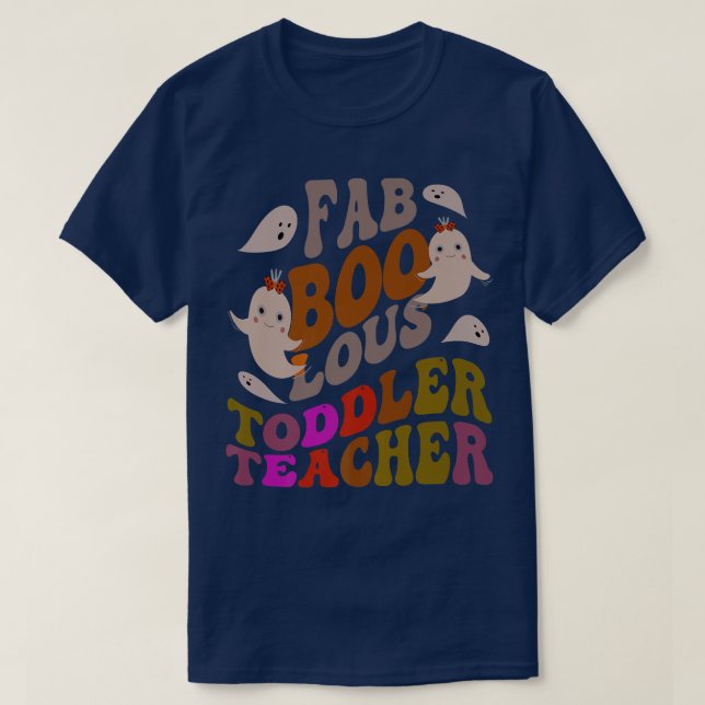 Camiseta Faboolous TODDLER TEACHER Costume This Is My Spook (Frente do Design)