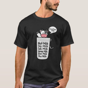 Camiseta Fábrica De Bebidas De Aveia Amêndoas De Soja De Pe