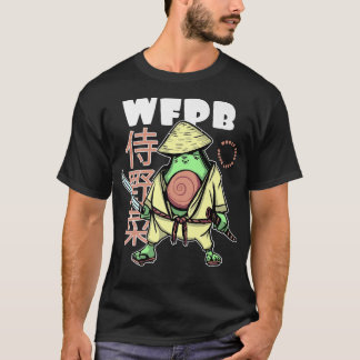 Camiseta Fábrica de Comida inteira Avocado Samurai Japonês