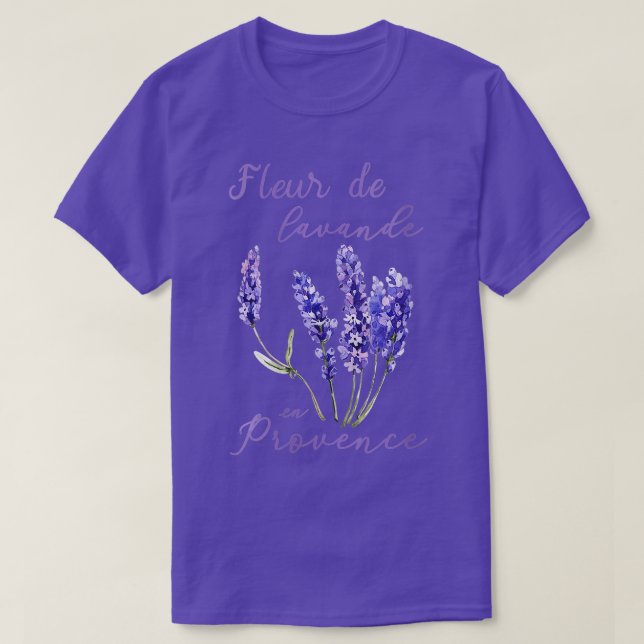 Camiseta Fábrica de Lavandas para mulheres França Proveniên (Frente do Design)