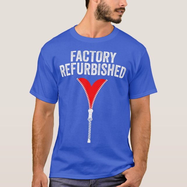 Camiseta Fábrica Engraçada Refurbou Presente Aberto (Frente)