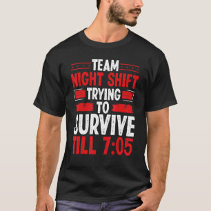 Camiseta Fábrica Overnight do Night Shift Worker 705