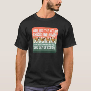 Camiseta Fábrica Vegetal De Frango Do Dia Mundial Do Vegan 