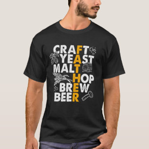 Camiseta Fabricação de Cerveja - Cervejeiro - Amante de Cer
