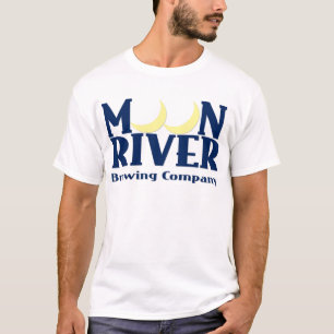 Camiseta Fabricação de cerveja do rio da lua