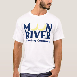 Camiseta Fabricação de cerveja do rio da lua