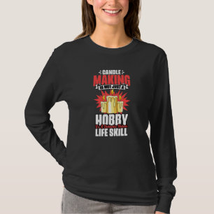 Camiseta Fabricação de Velas Habilidade de Vida Distintiva
