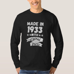 Camiseta fabricado em 1933 com peças originais,