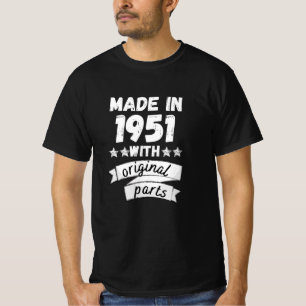 Camiseta fabricado em 1951 com peças originais,