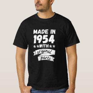 Camiseta fabricado em 1954 com peças originais,
