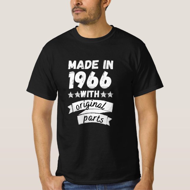 Camiseta fabricado em 1966 com peças originais, (Frente)