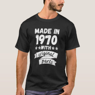 Camiseta fabricado em 1970 com peças originais,