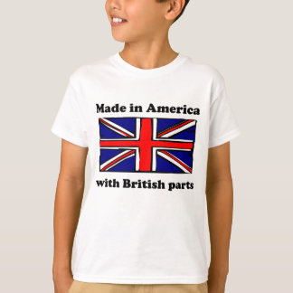 Camiseta Fabricado na América com peças britânicas
