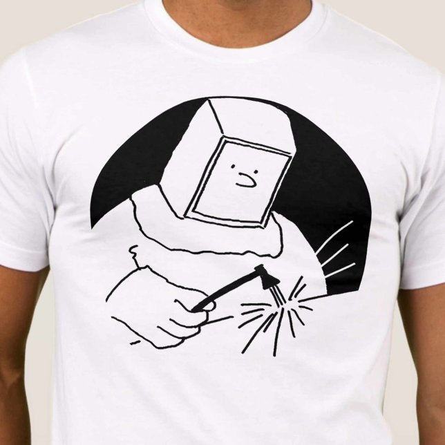 Camiseta Fabricante de Aço Solder Blacksmith (Criador carregado)