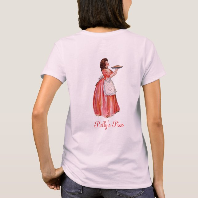 Camiseta Fabricante de empadas Vintage (Verso)