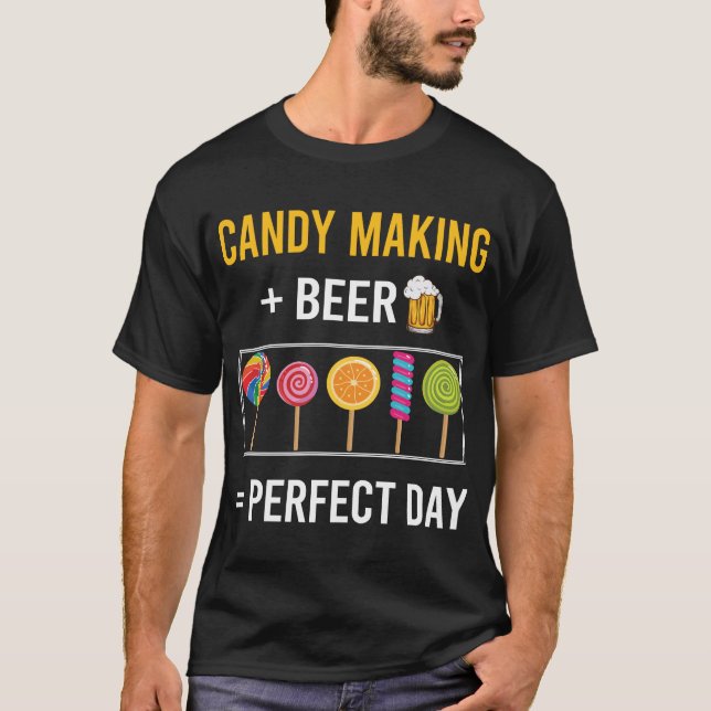 Camiseta Fabricante de Fazeres de doce para dia de cerveja (Frente)