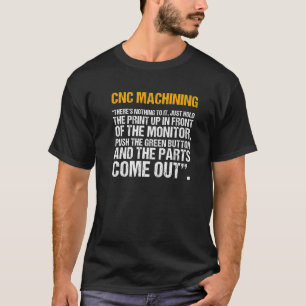 Camiseta Fabricante de Máquina de Usinagem CNC Operador de