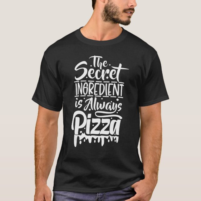 Camiseta Fabricante De Pizza De Chef Italiano O Ingrediente (Frente)
