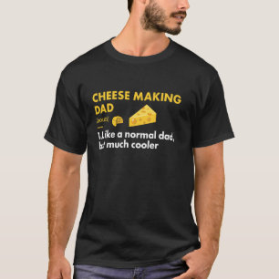 Camiseta Fabricante de Queijo Pai Definição Fabricação de Q
