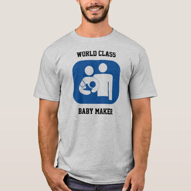 Camiseta Fabricante do bebê da classe do mundo (Frente)