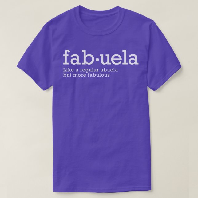 Camiseta Fabuela Abuela Grandma (Frente do Design)