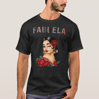Camiseta Fabuela Definition Funny Fabulosa Abuela Espanhol