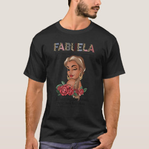 Camiseta Fabuela Espanhola Definição Chingona Afro