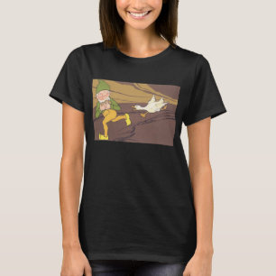Camiseta Fábula de Esopo Vintage Ganso que Botou o Ovo de O