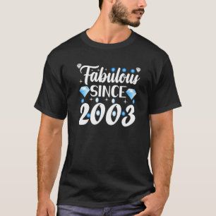 Camiseta Fabulosa Desde 2003, Aniversário 20 Bo