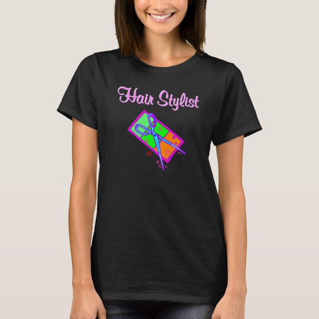 CAMISETA FABULOSA HAIR STYLIST HAIR CUT DESIGN (Frente)