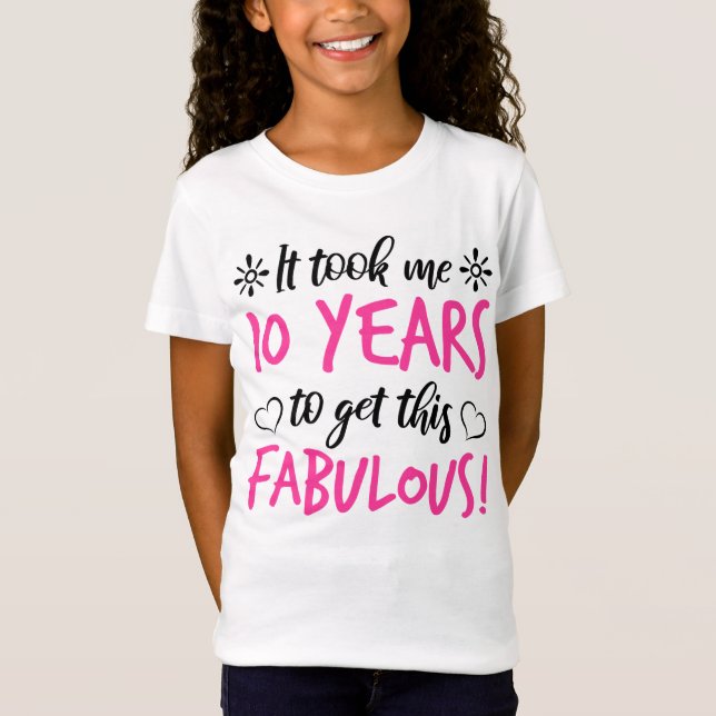 Camiseta Fabuloso 10º aniversário (Frente)
