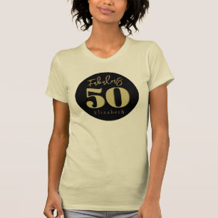 Camiseta Fabuloso 50 anos Dourados
