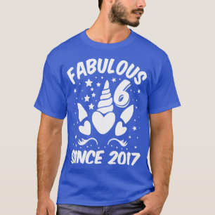 Camiseta Fabuloso 6 Desde o Aniversário do Unicórn 2017
