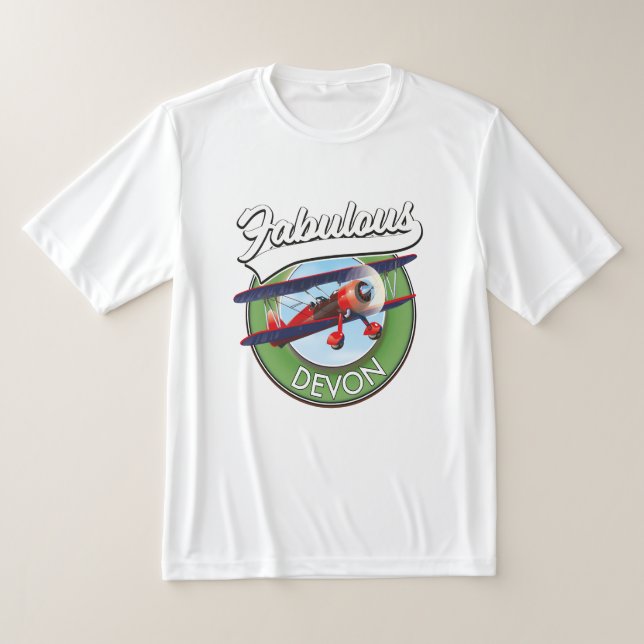 Camiseta Fabuloso adesivo de viagem Devon. (Postura )