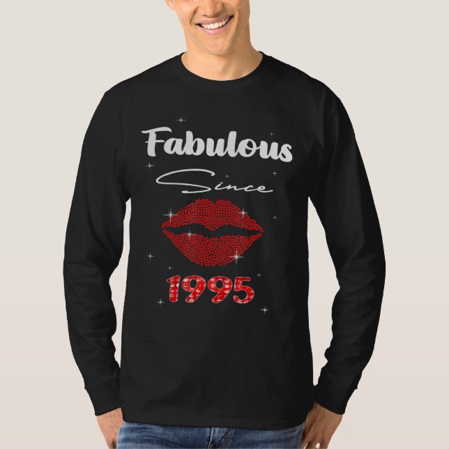 Camiseta Fabuloso De 27 Anos Desde 1995 27º Aniversário Par (Frente)
