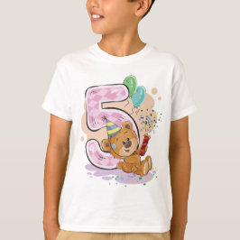 Camiseta "Fabuloso De 5 Anos"