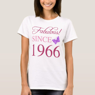 Camiseta Fabuloso Desde 1966 Aniversário de 60 anos