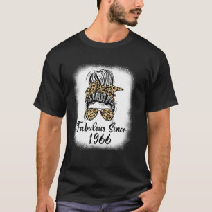 Camiseta Fabuloso Desde 1966 Leopard Coque Desarrumado Vida