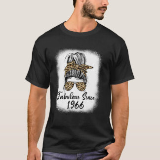 Camiseta Fabuloso Desde 1966 Leopard Coque Desarrumado Vida