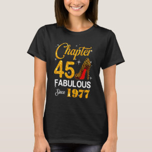 Camiseta Fabuloso Desde 1977 Capítulo 45 Aniversário 1