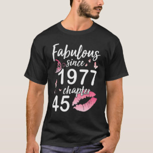 Camiseta Fabuloso Desde 1977 Capítulo 45 Anos Aniversário A
