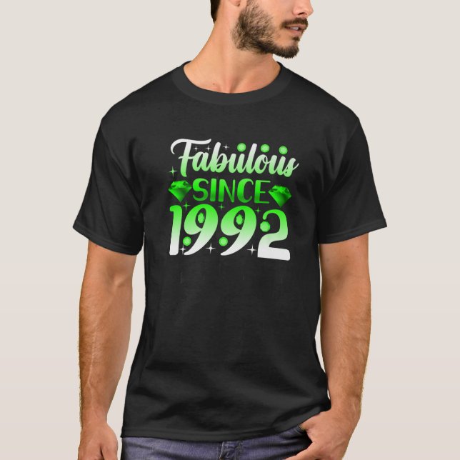 Camiseta Fabuloso Desde 1992, Classe Aniversário De 60 Anos (Frente)