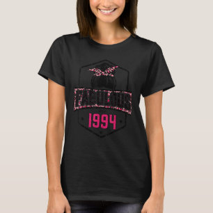Camiseta Fabuloso desde 1994 28º Aniversário Leopard Messy 