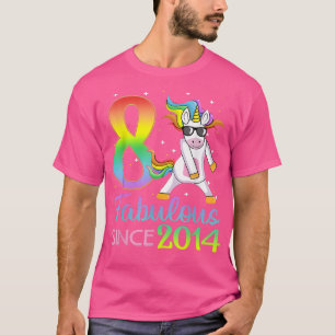 Camiseta Fabuloso desde 2014, Unicórnio, 8 anos