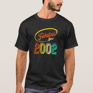Camiseta Fabuloso desde o aniversário de 2002, homens ou mu