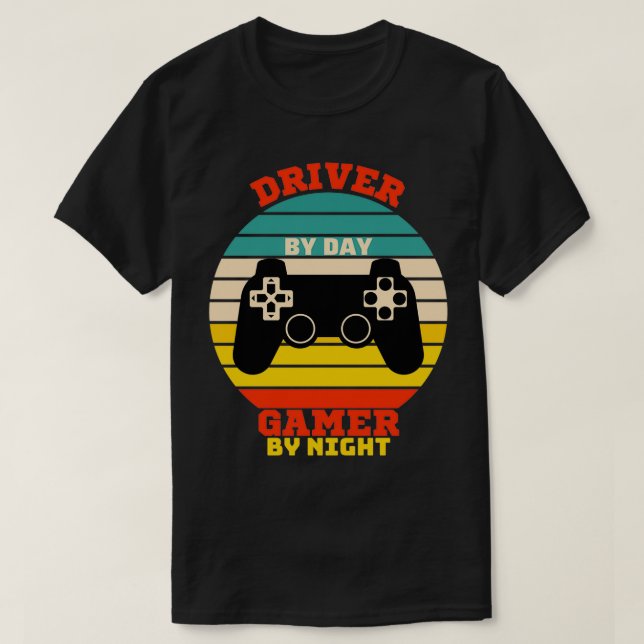 Camiseta Fabuloso driver para jogos videos games de vídeo a (Frente do Design)