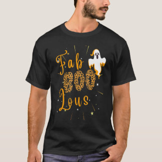 Camiseta Fabuloso Leopardo Boos Autumn Pumpkin Hal